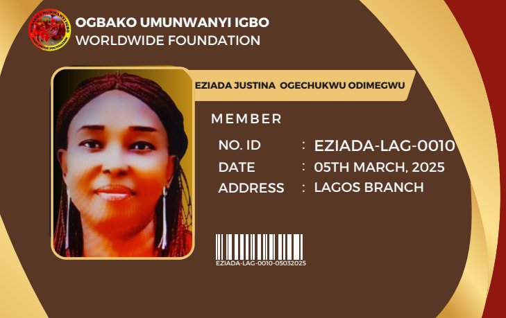 JUSTINA OGECHUKWU ODIMEGWU