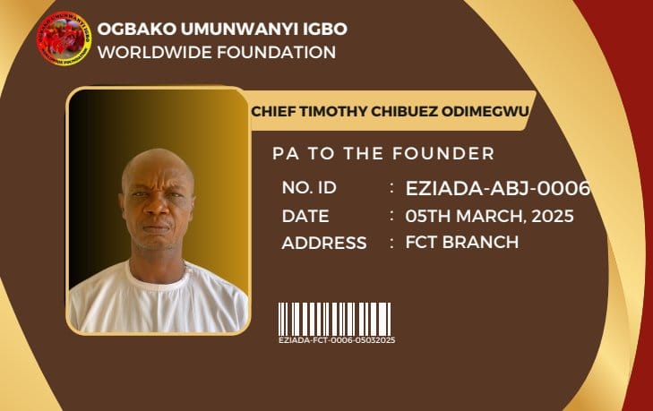 TIMOTHY CHIBUEZ ODIMEGWU