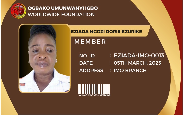 NGOZI DORIS EZURIKE